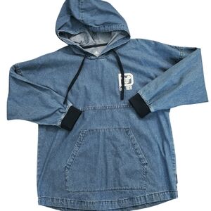 Disneyworld Denim Spirit Jersey Hooded Shirt Jacket Puffer Logo Pullover Unisex